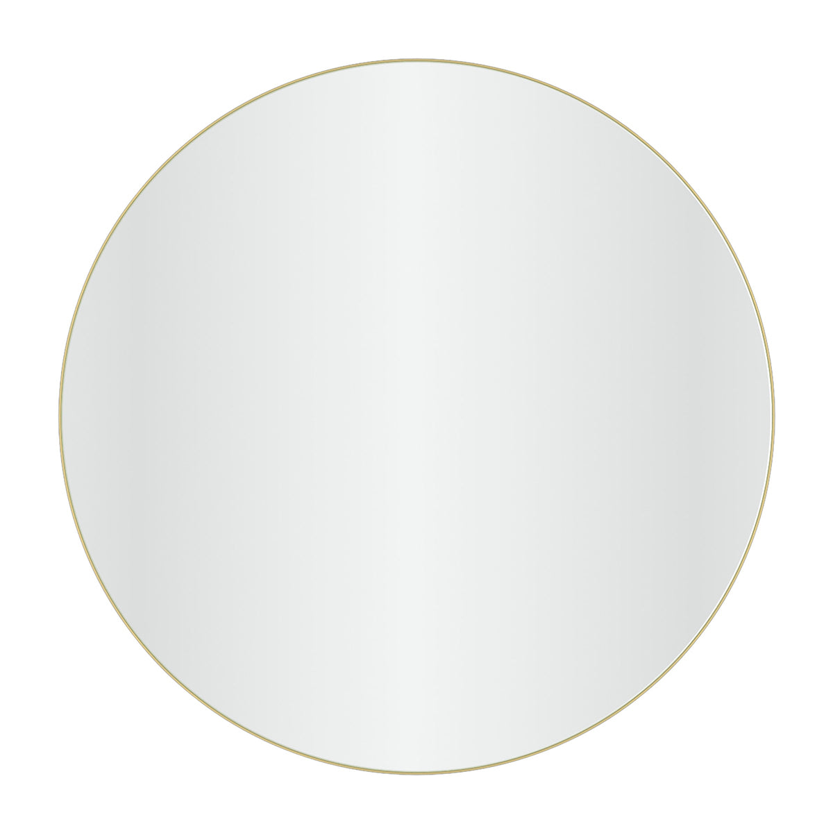 REFINE frisørspejl messing Ø100cm m/ramme