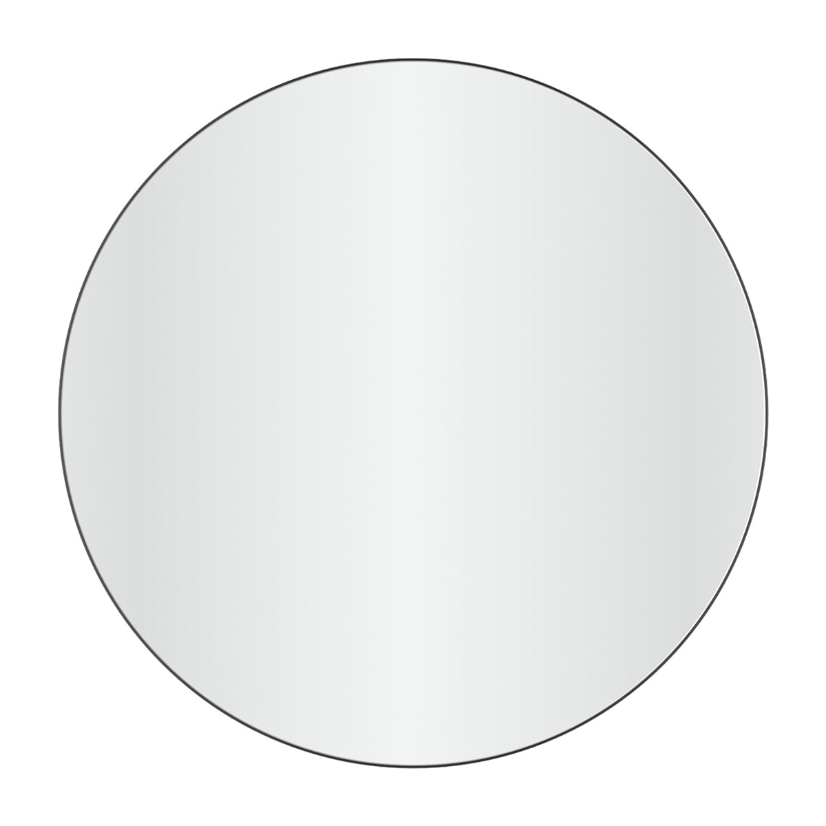 REFINE frisørspejl sort Ø100cm m/ramme