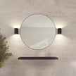 REFINE frisørspejl sort Ø100cm m/ramme