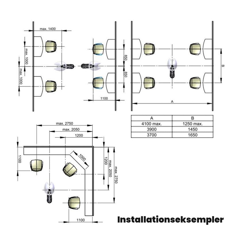 RONDOLORE washbasin column black w/white basin