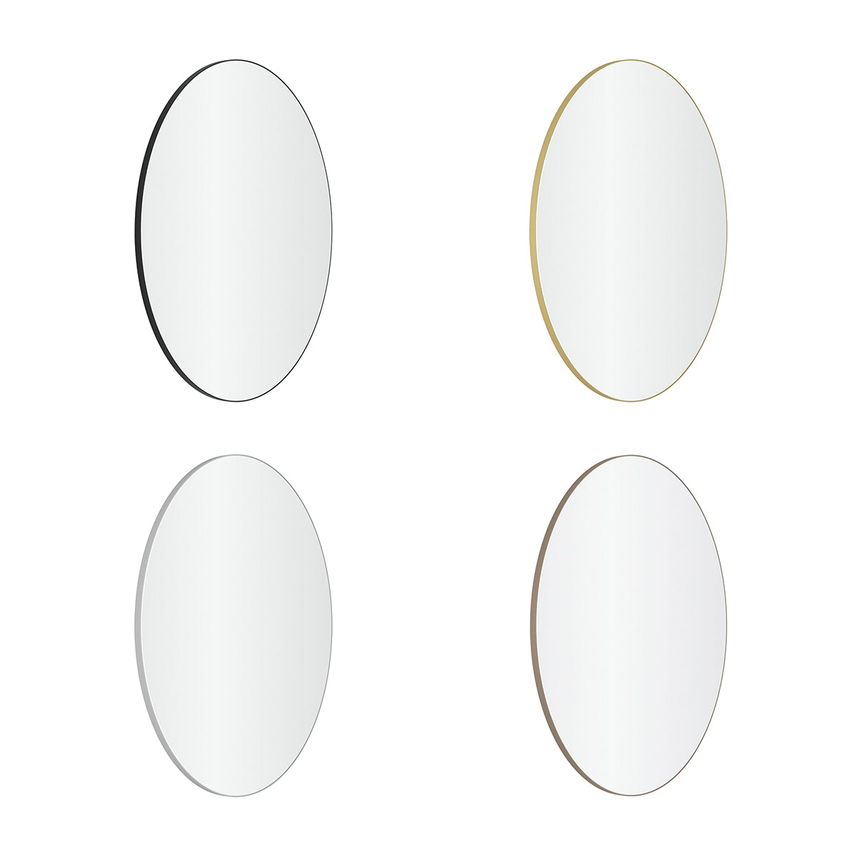 REFINE hairdressing mirror Ø100cm w/frame