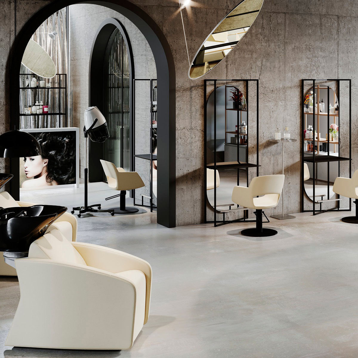 MOR hairdressing chair