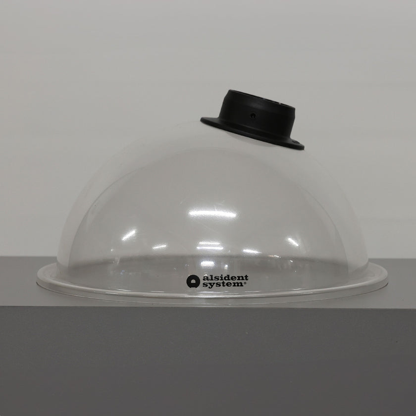 Exhaust screen small ROUND black