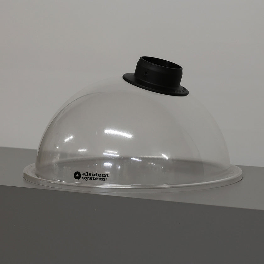 Exhaust screen small ROUND black