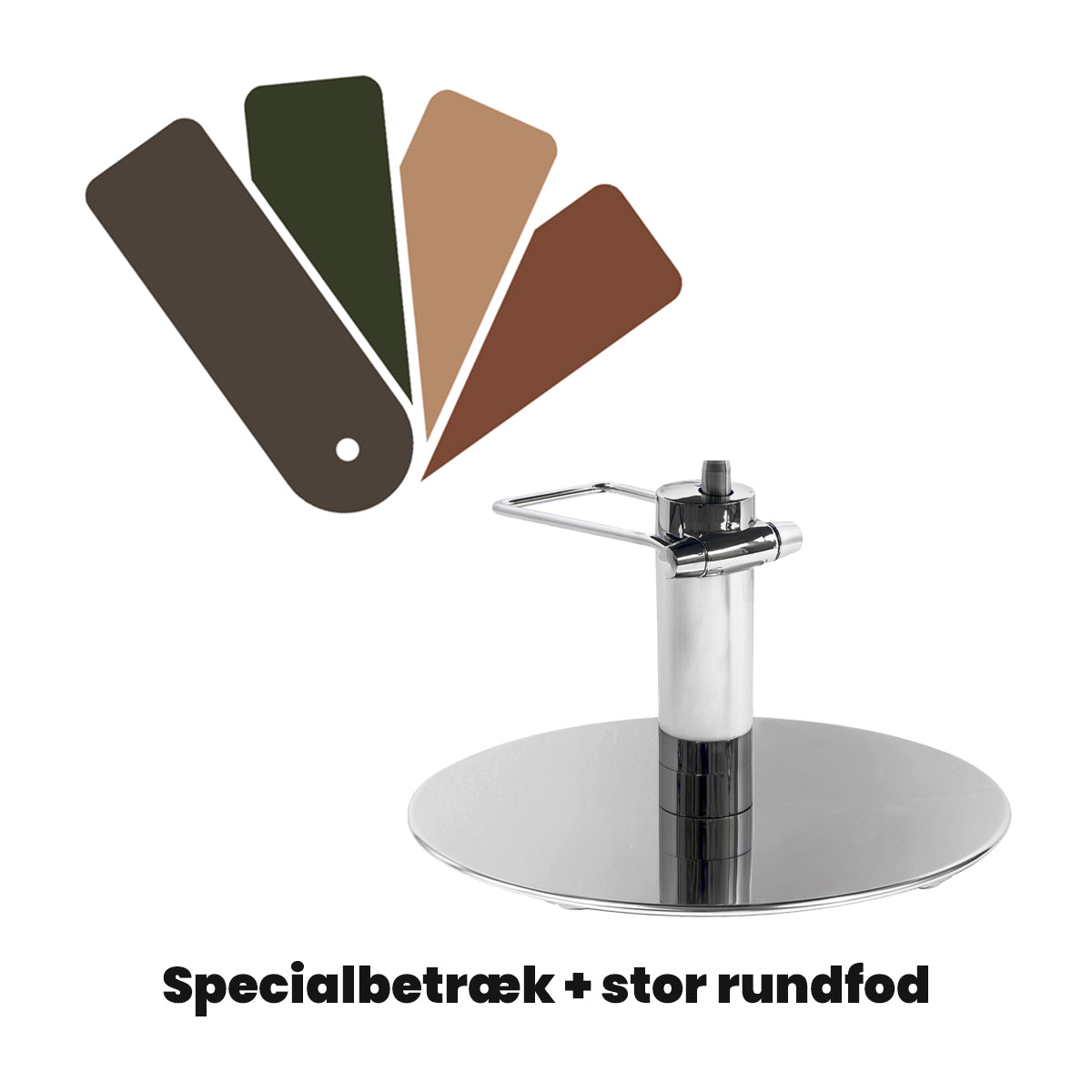 NUBI frisørstol m/krydsfod 5Y B01