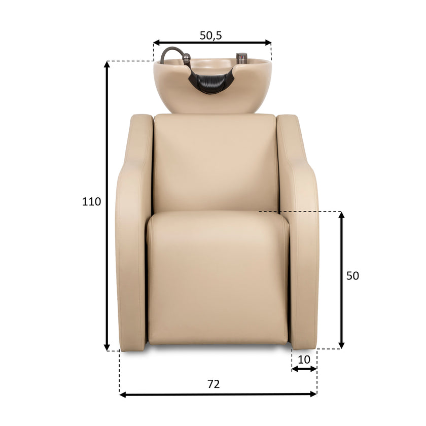 VELARIS AIR massagevask m/earth kumme, earth cover + earth betræk