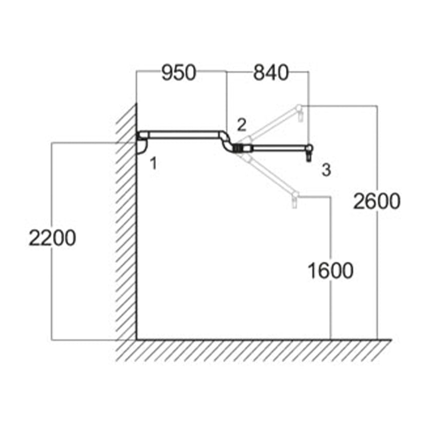 BLACK SPACE thermostimulator digital wall model
 3 speeds
