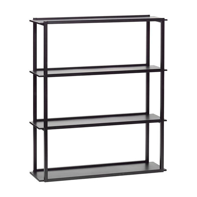 Væg salgsreol m/4hylder metal