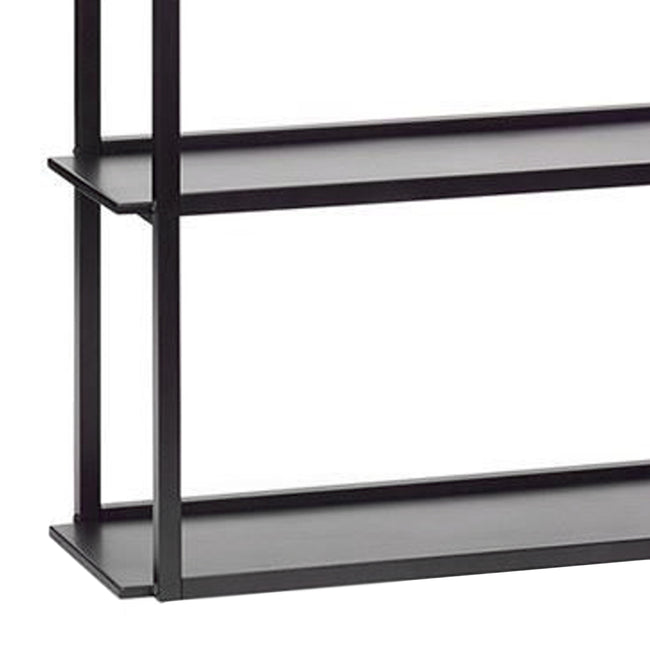 Væg salgsreol m/4hylder metal